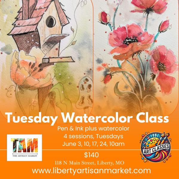 Tuesday Morning Watercolors