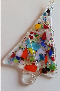 Fused Glass Holiday Ornaments cover picture