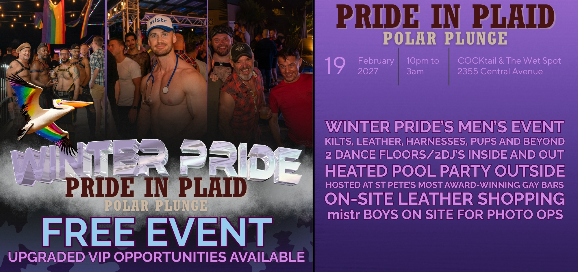 Winter Pride, Pride in Plaid & Polar Plunge