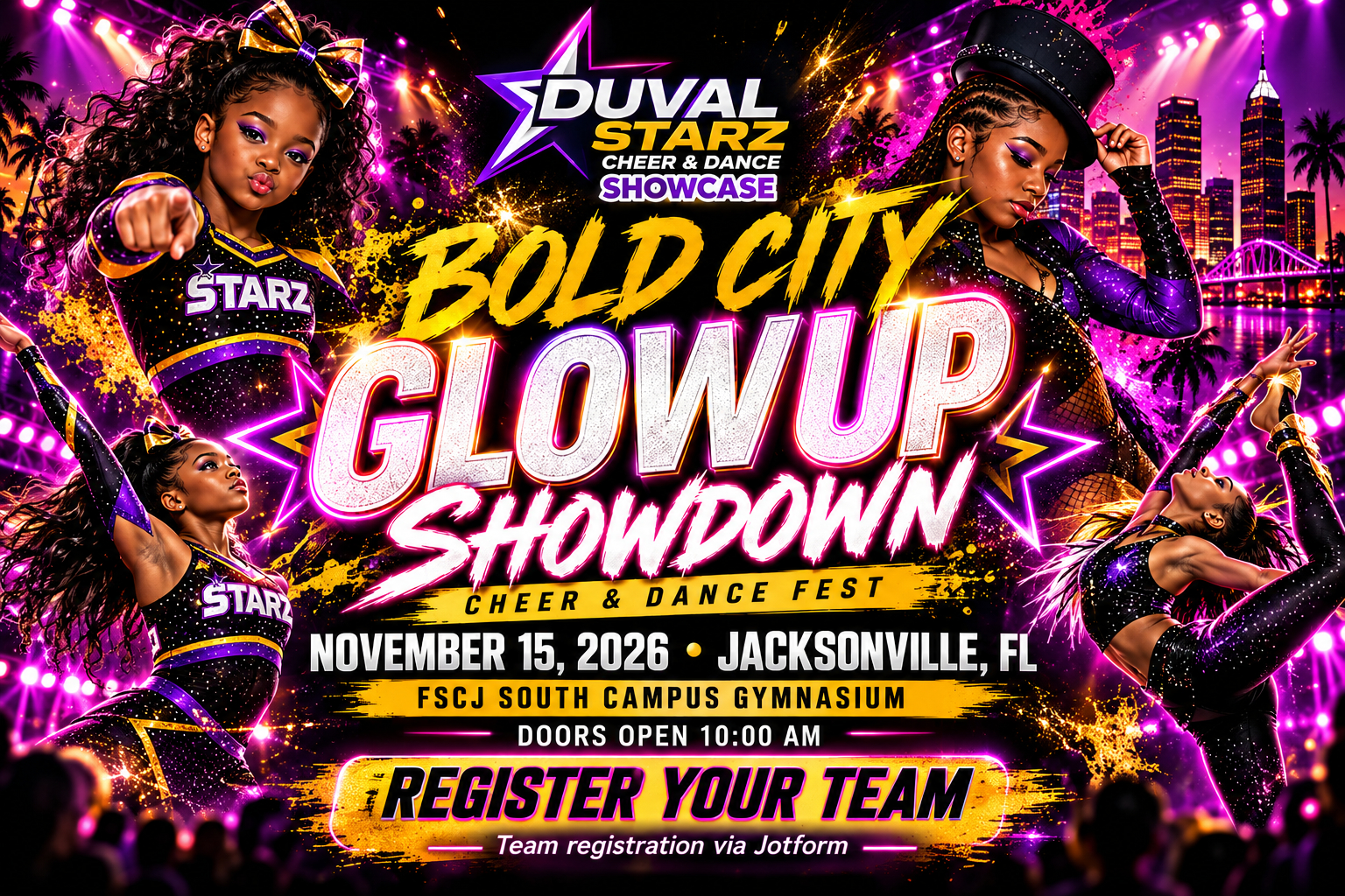2026 Bold City Cheer & Dance Fest: Glow Up Showdown
