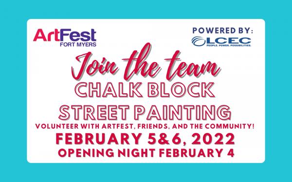 Chalk Block  Competition Presented by Golisano Children's Hospital of Southwest Florida