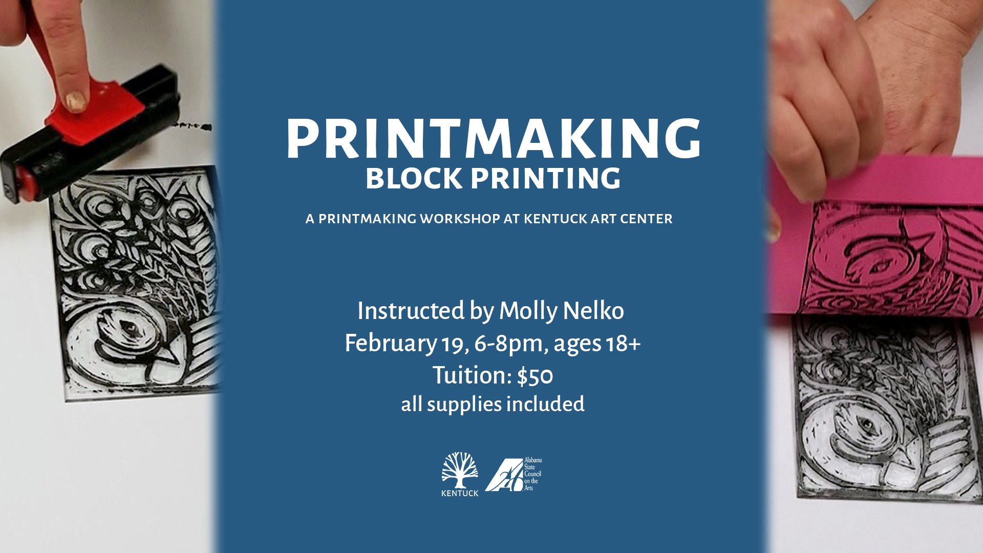 Printmaking 18+ - Block Printing