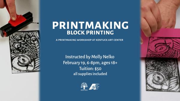 Printmaking 18+ - Block Printing