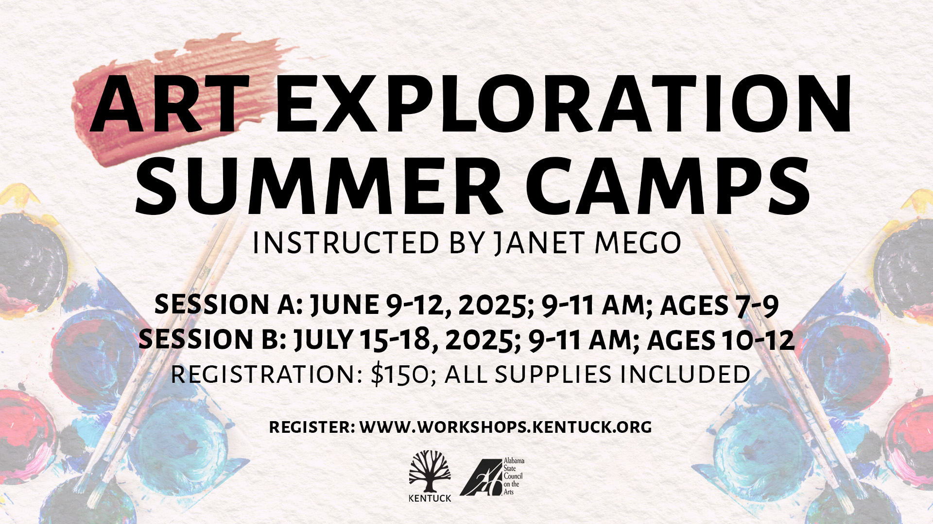 Registration for Session B Art Exploration Camp 2025 cover picture
