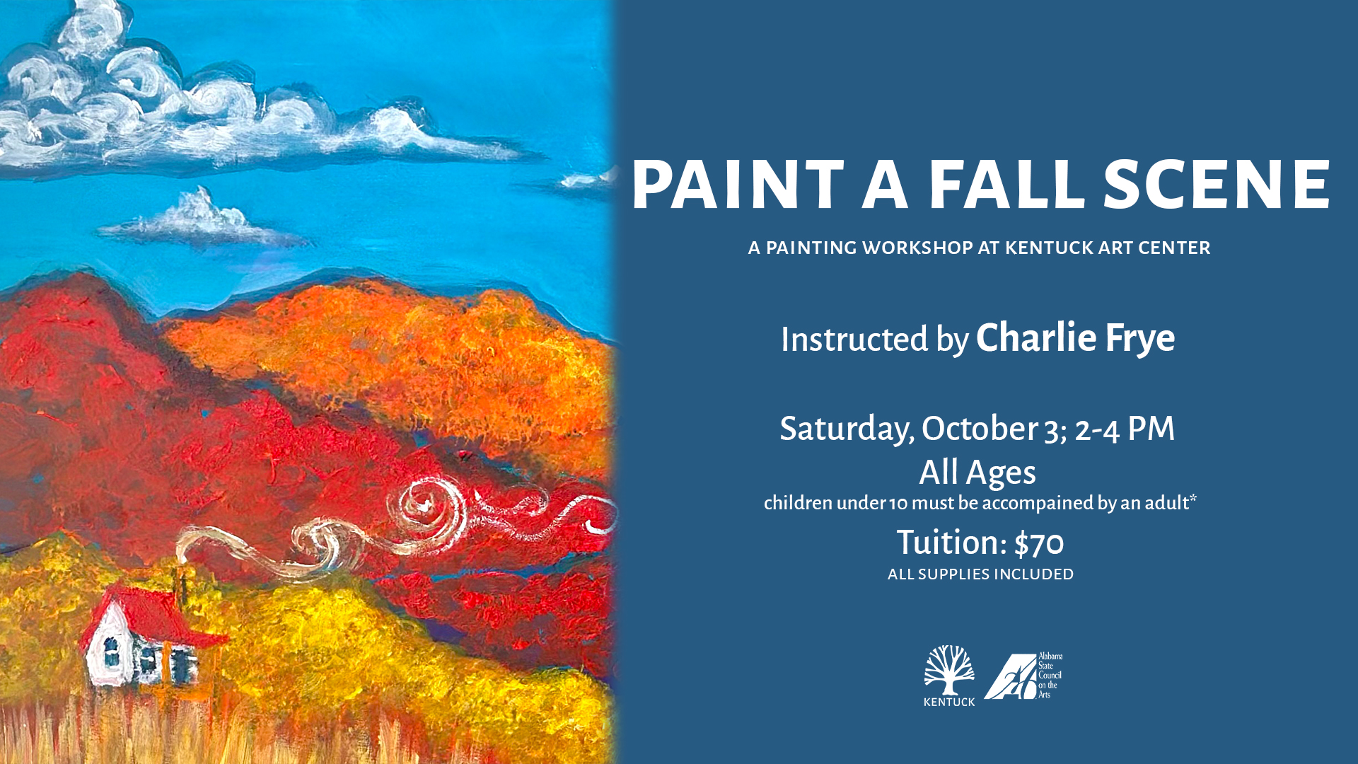 Paint a Fall scene with Charlie Frye