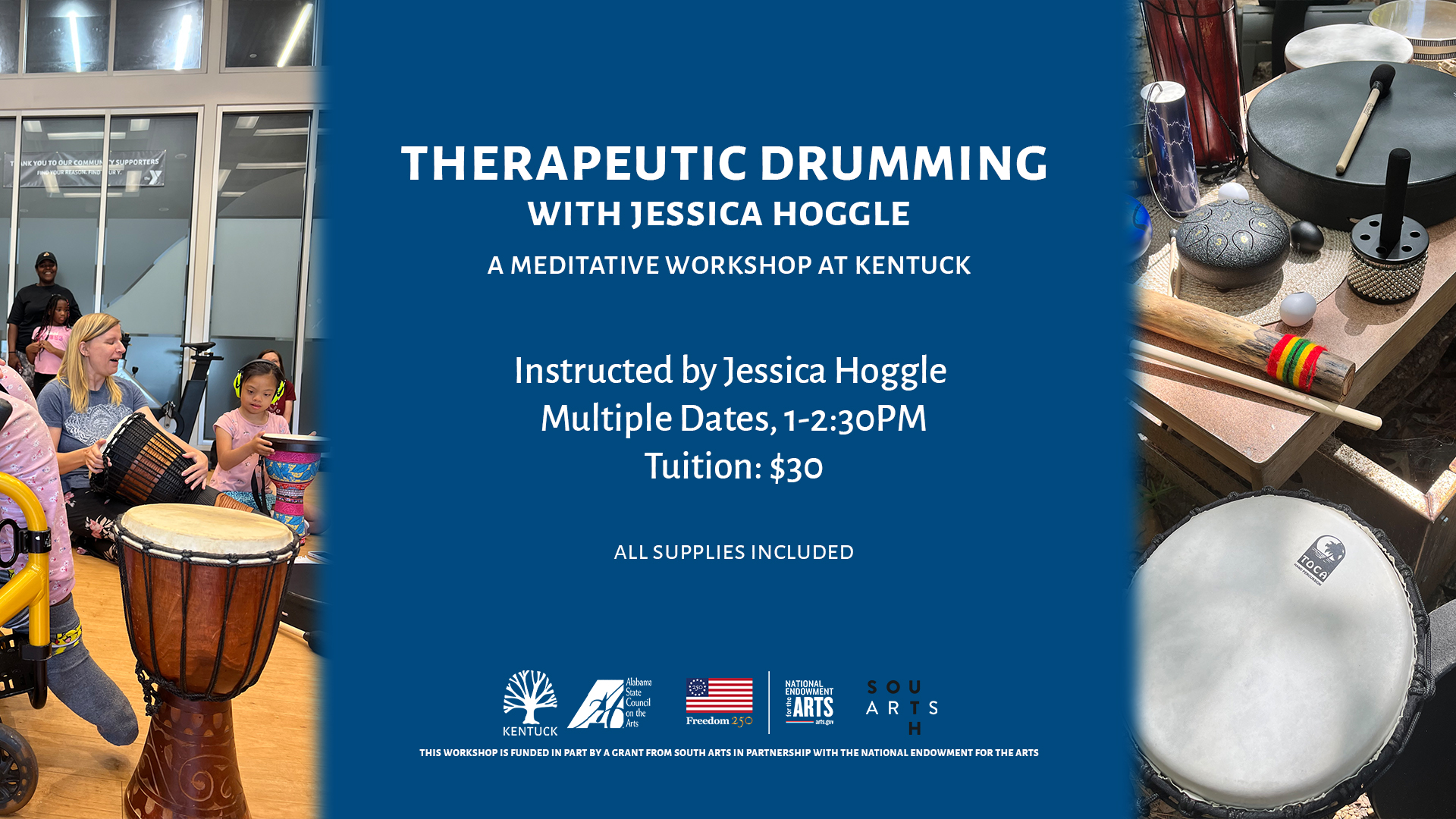 Therapeutic Drumming with Jessica Hoggle
