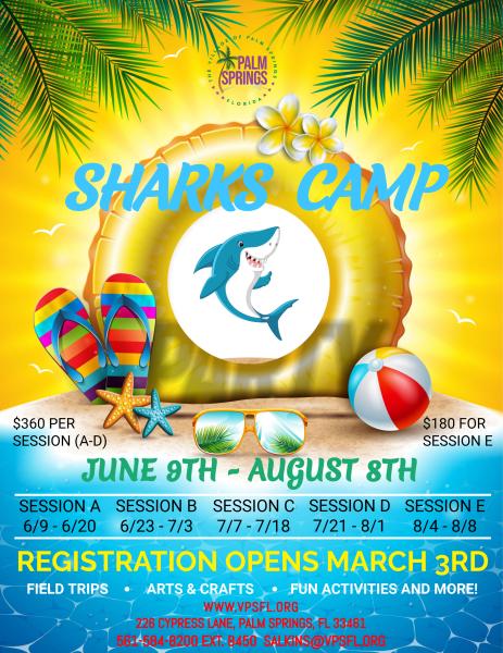 2025 Village of Palm Springs Summer Camp Registration Form 2025 Village of Palm Springs Summer Camp Registration Form