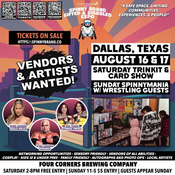 Spinny Brand Gifted & Disabled Expo August - Rikishi and Kelly Kelly