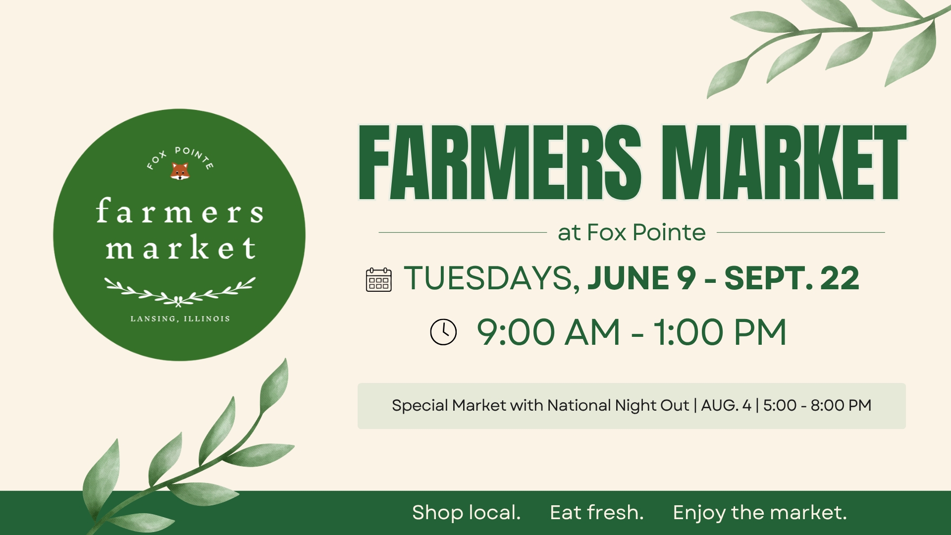 Farmers Market at Fox Pointe