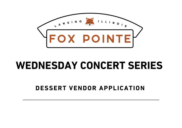 Wednesday Concert Series Vendor Application