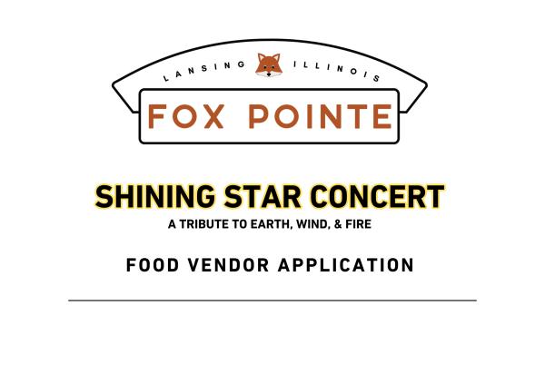 Shining Star Food Vendor Application
