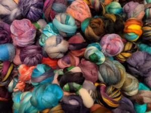 Muppets &  Minis: Spinning New Life Into Your Fiber Stash, with Q Wirtz, Sunday 10-Noon *Online Only cover picture
