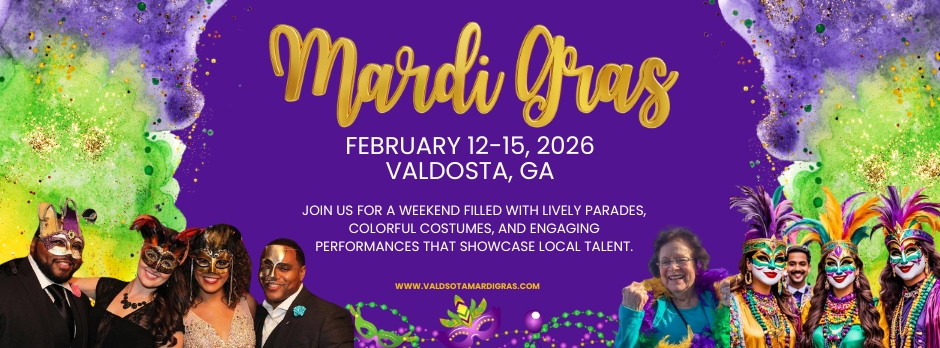 Krewe de Fondatrice Presents Valdosta Mardi Gras