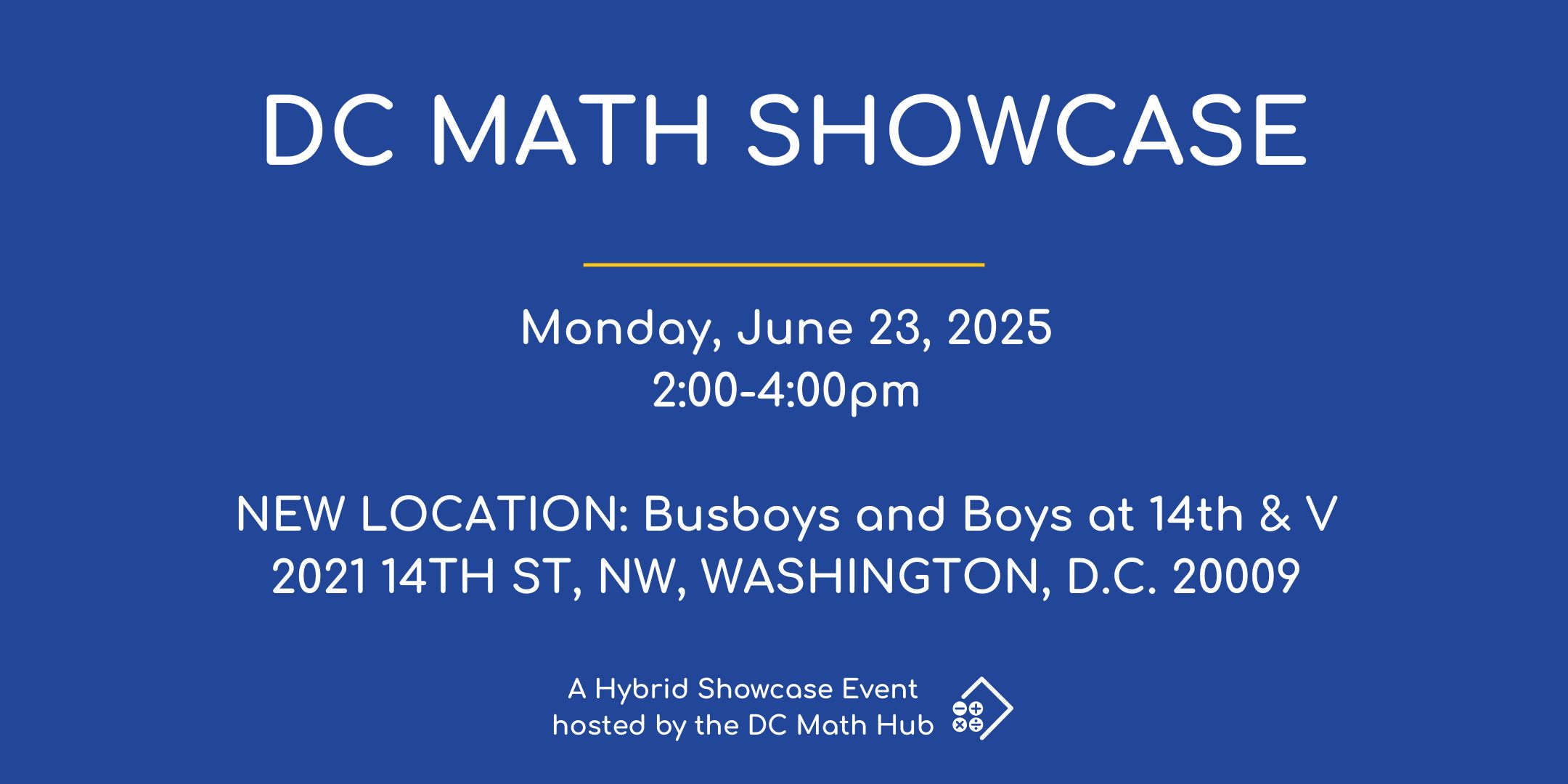 DC Math Showcase cover picture
