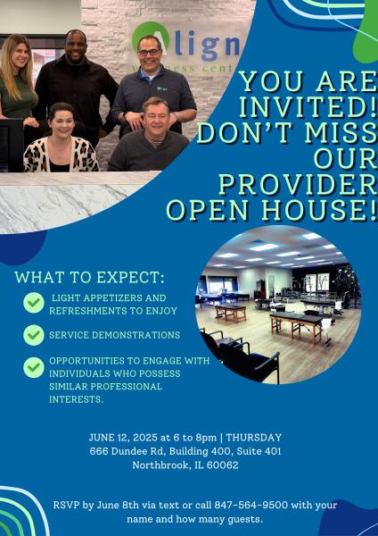 Provider Open House hosted by Align Wellness Center