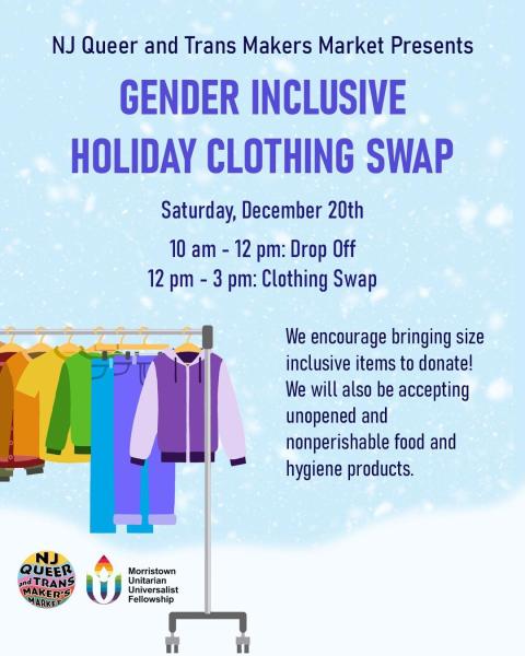 Gender Inclusive Clothing Swap
