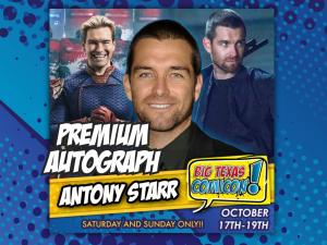 Antony Starr Premium Autograph (Comic Book, poster, Funko Pops, Clothing) cover picture