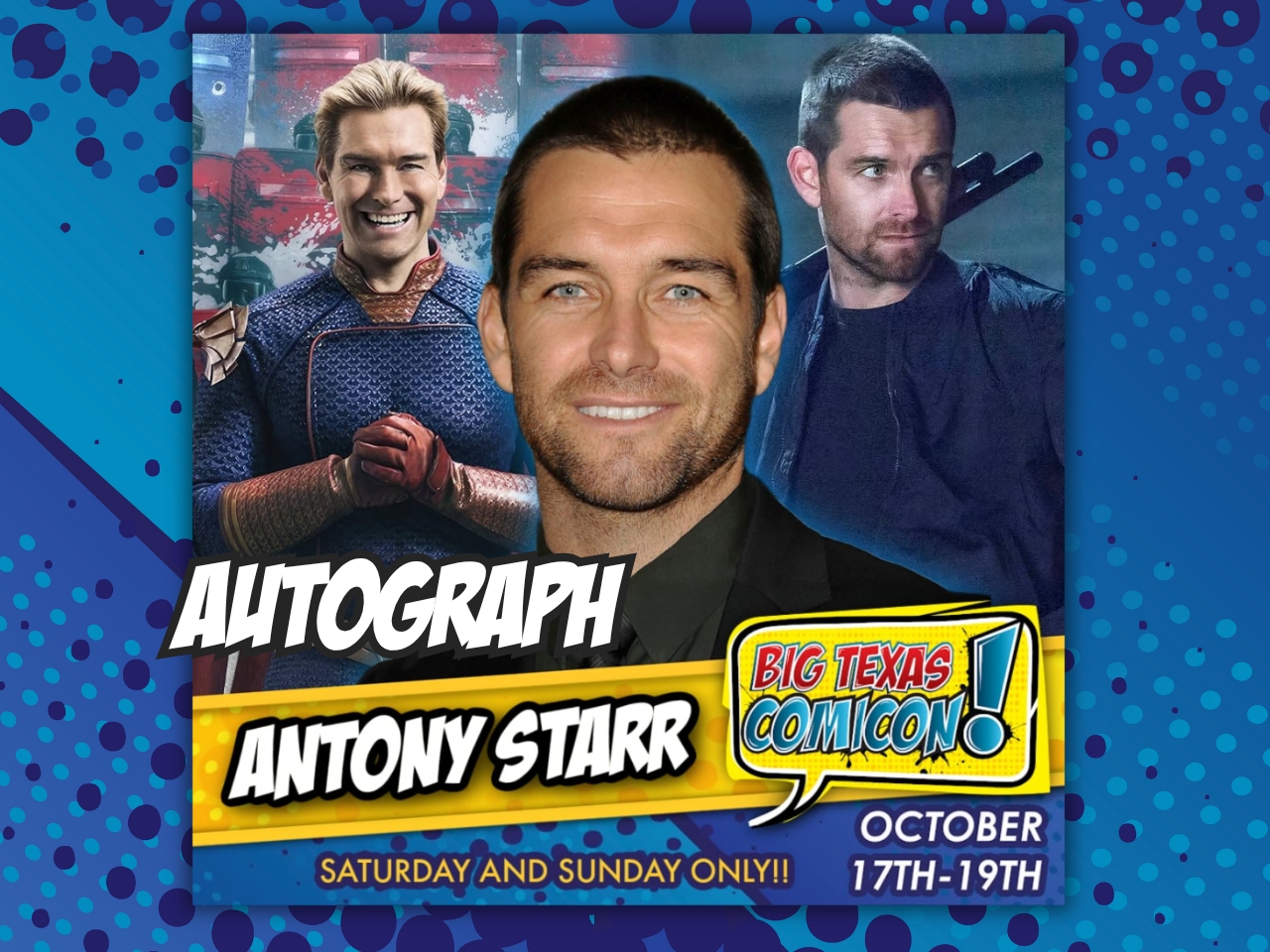 Antony Starr Autograph cover picture