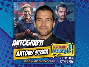 Antony Starr Autograph cover picture