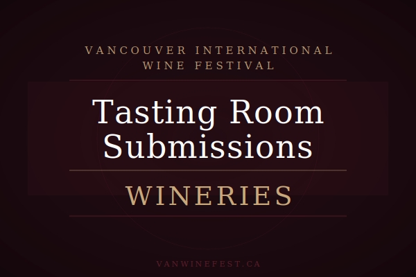 WINERIES - Tasting Room Submissions