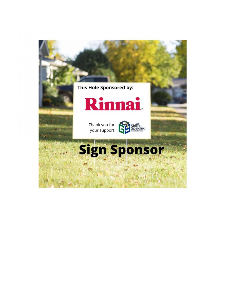 Hole Sign Sponsor