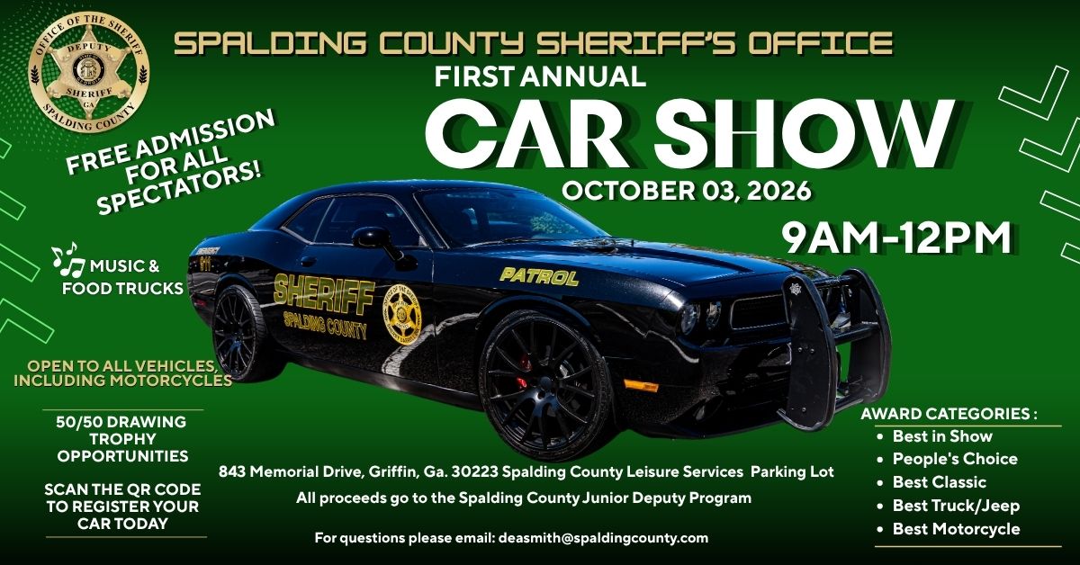 Spalding Co. Sheriff's Office Car Show