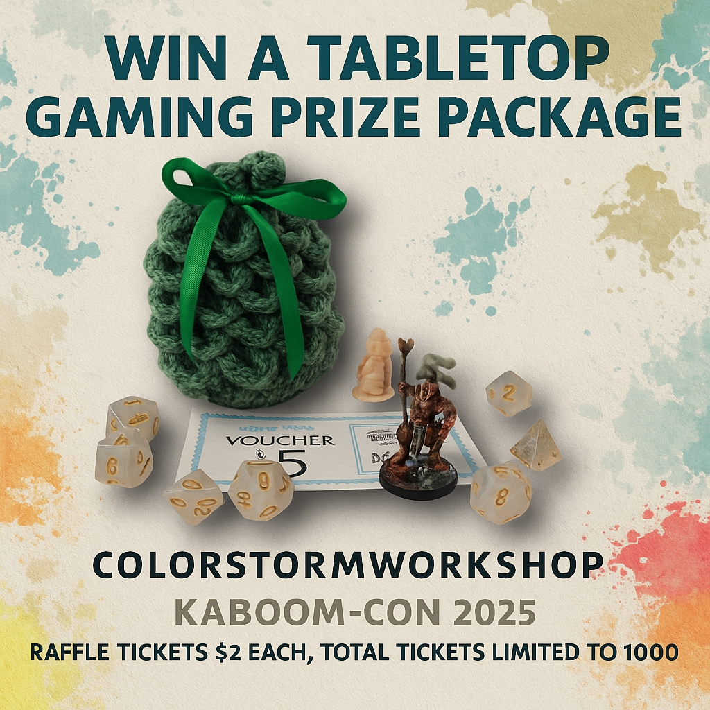 ColorStorm Workshop Tabletop Gaming Raffle cover picture