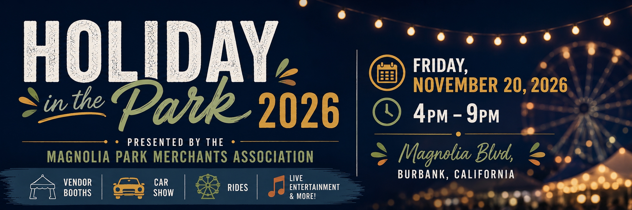 Magnolia Park's Holiday in the Park 2026