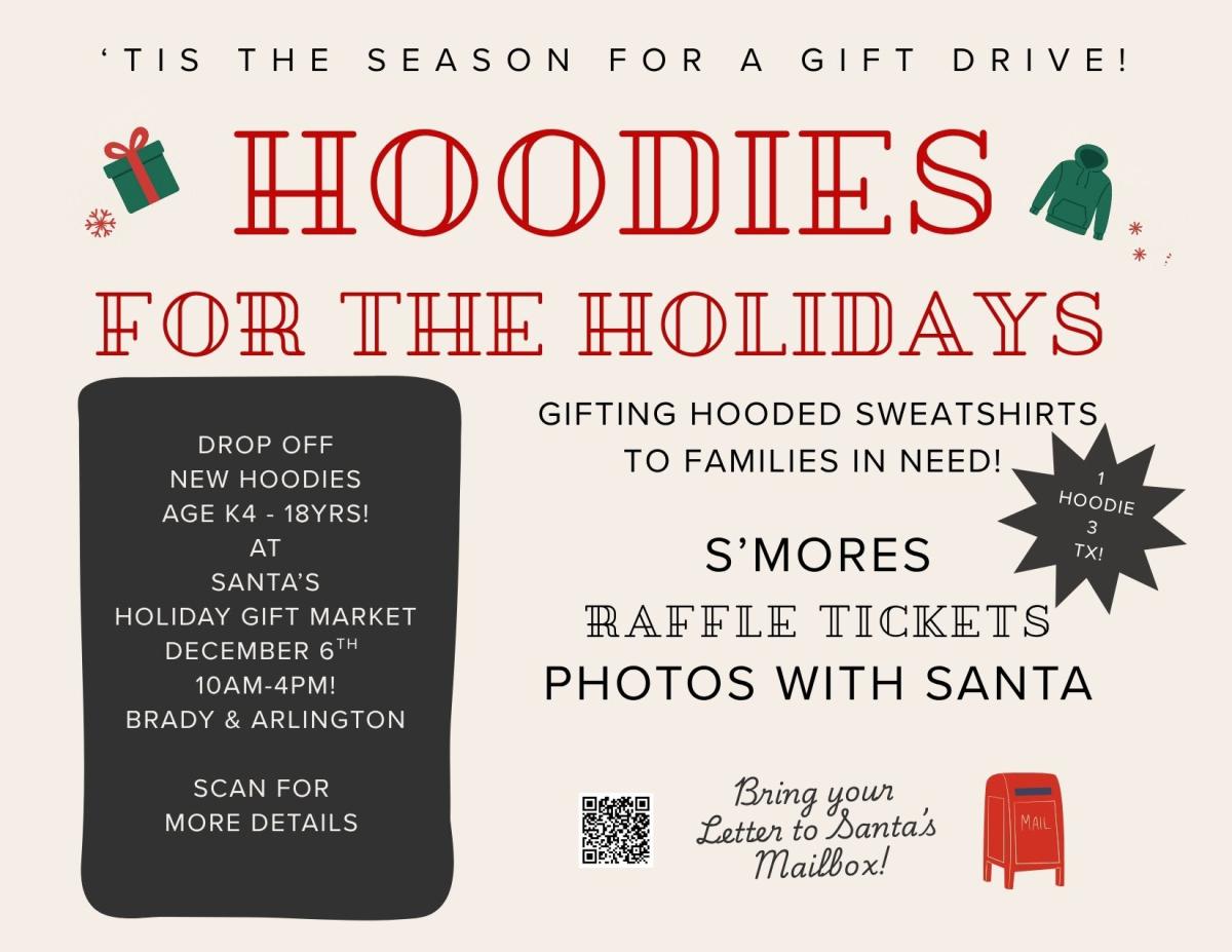 Hoodies For the Holidays Gift Drive