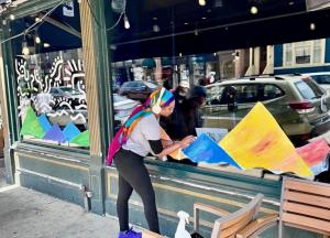 Returning Window Mural Artists