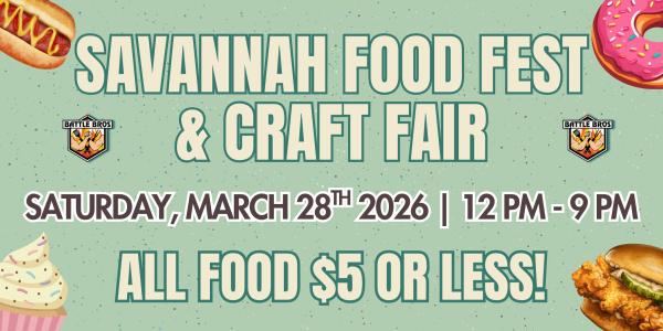 Savannah Food Fest & Craft Fair 2026