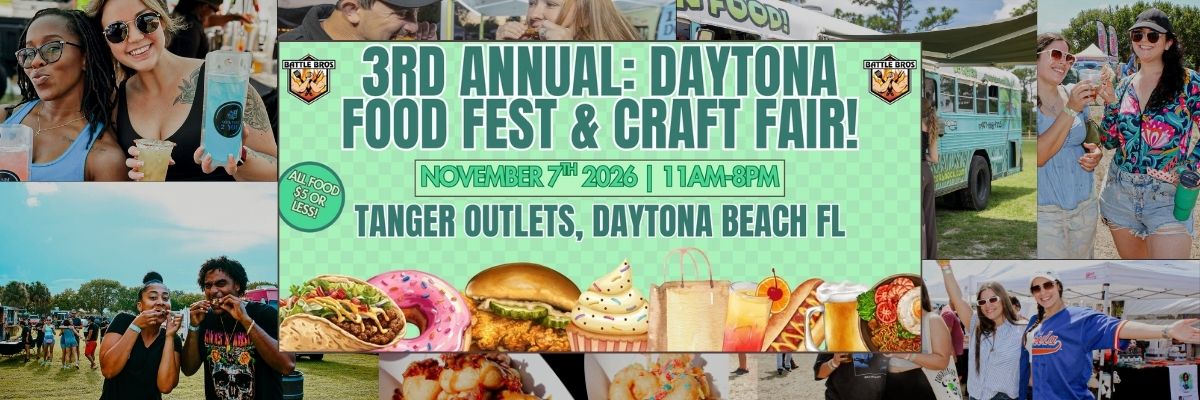 3rd Annual Daytona Food Fest & Craft Fair 2026
