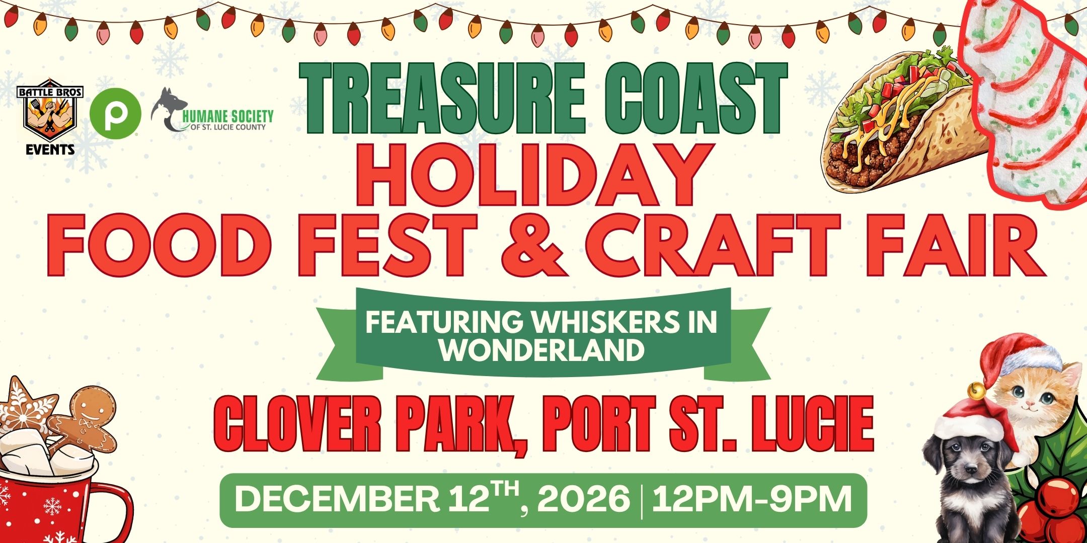 2nd Annual Treasure Coast Holiday Food Fest & Craft Fair 2026