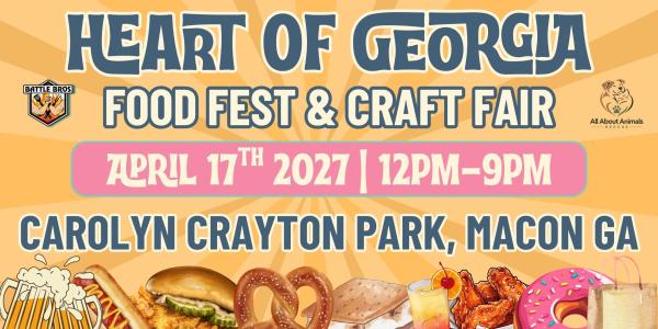 Heart of Georgia Food Fest & Craft Fair 2027