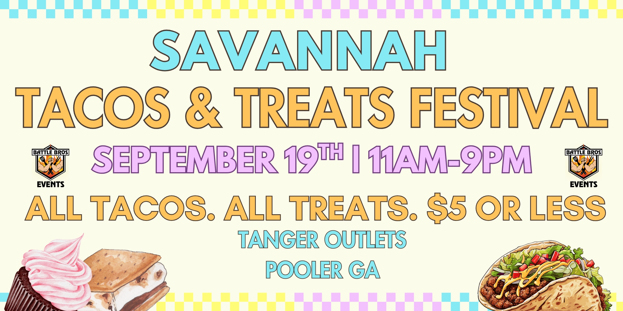 Savannah Tacos & Treats Festival 2026 (& CRAFT FAIR)