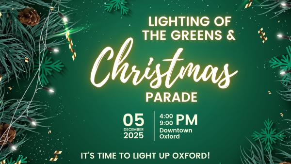 2025 Lighting of the Greens & Christmas Parade