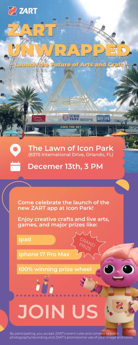 ZART Unwrapped — Launch the Future of Arts and Crafts