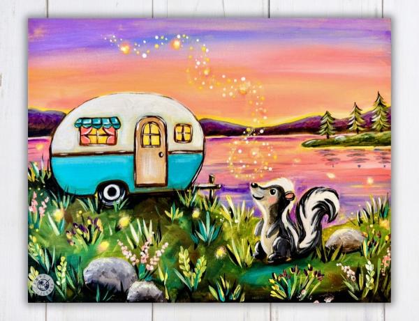 Puff Puff Paint Happy Camper