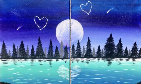 Couples Valentine Paint & Sip