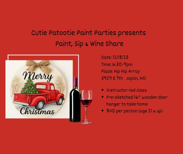 Paint, Sip, & Wine Share