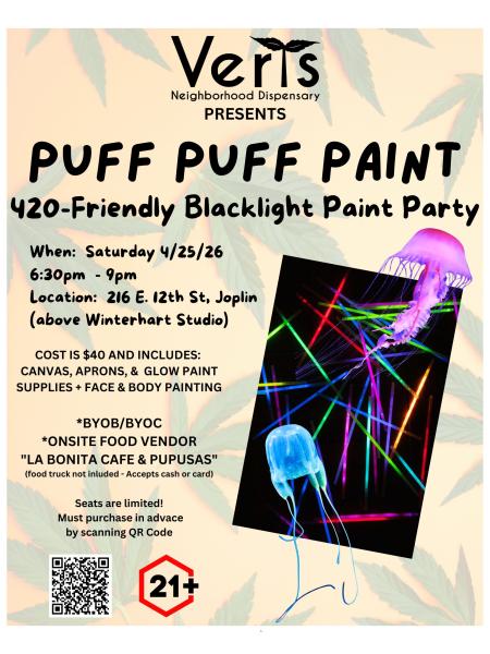 Puff Puff Paint - Blacklight Party
