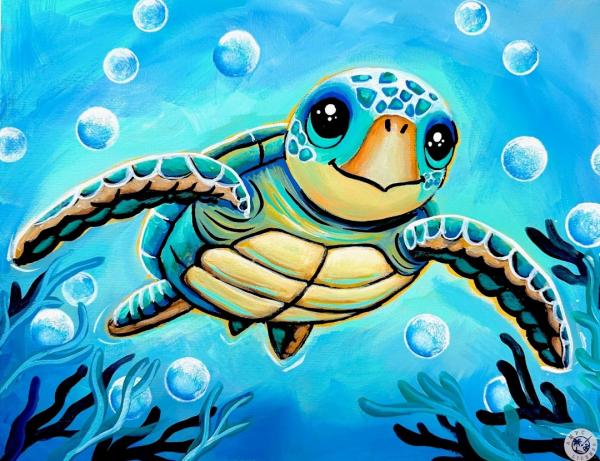 Puff Puff Paint "Totally TubularTurtle"