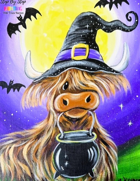 Paint & Sip "Moo or Treat"
