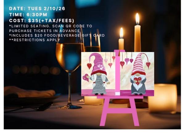 Valentine Paint, Sip, & Dine