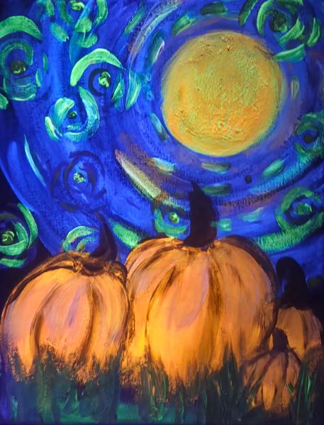 Puff Puff Paint - Pumpkin Blacklight Party