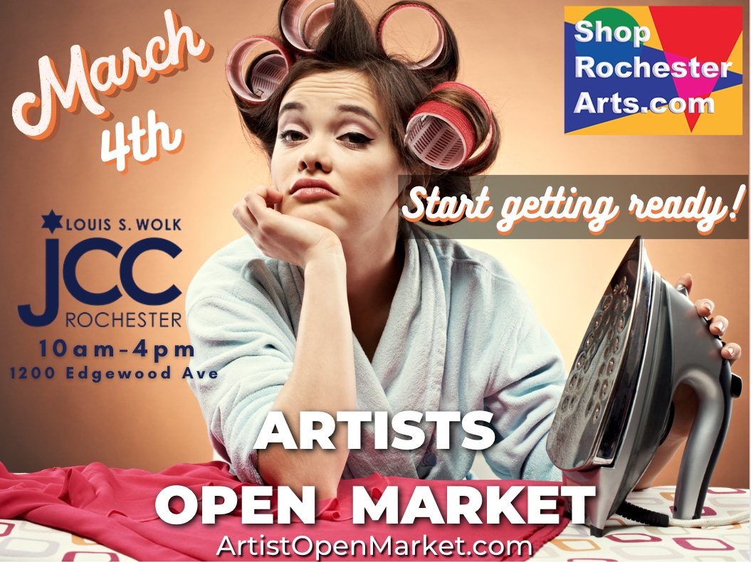 March 4th,  Artist Open Market at The JCC
