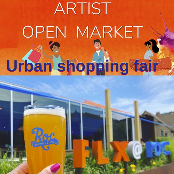 Artist Open Market at Roc Brewing Co