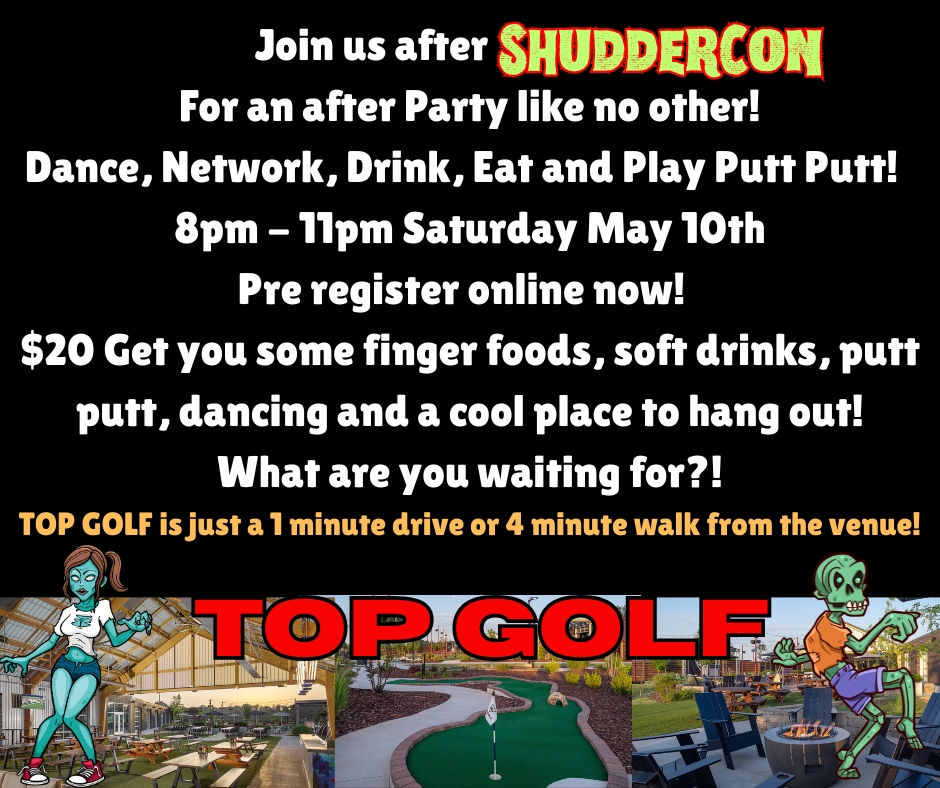 ShudderCon SATURDAY - After Party!! cover picture