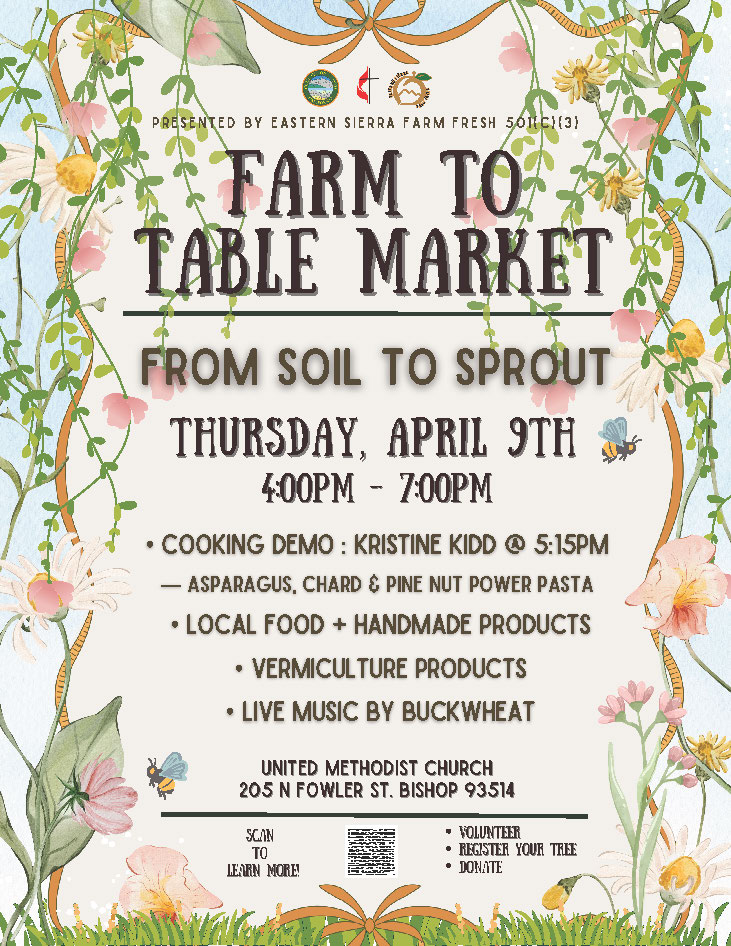 Farm to Table Market - 4 to 7pm