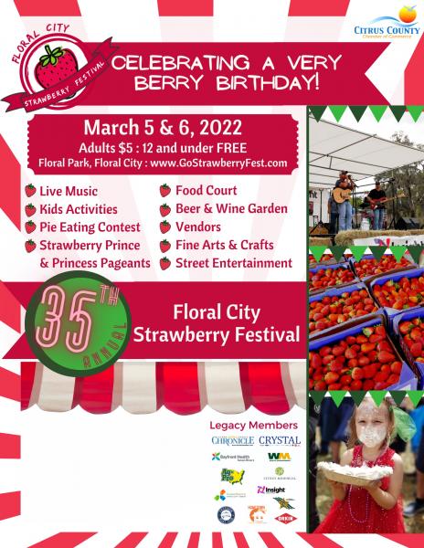 Floral City Strawberry Festival Princes & Princess' Pageant 2022